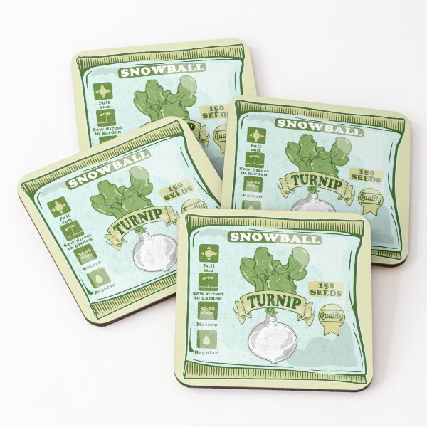 Item preview, Turnip seeds growing vegetables designed and sold by piedaydesigns.