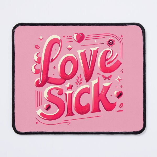 Item preview, Lovesick, typography, Valentine designed and sold by maxmaj.