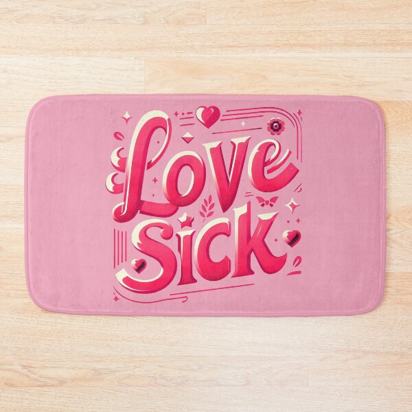 Item preview, Lovesick, typography, Valentine designed and sold by maxmaj.