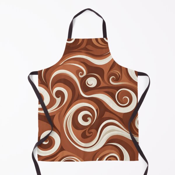 Item preview, Mid Century Modern Liquid Swirl, Brown #1 designed and sold by Prints and Lifestyle.