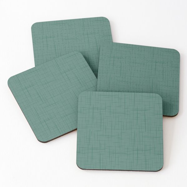 Item preview, green turquoise abstract textured with strokes pattern designed and sold by fuzzyfox.