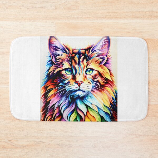 Item preview, Psychedelic Kitty designed and sold by Raging Woody Designs.