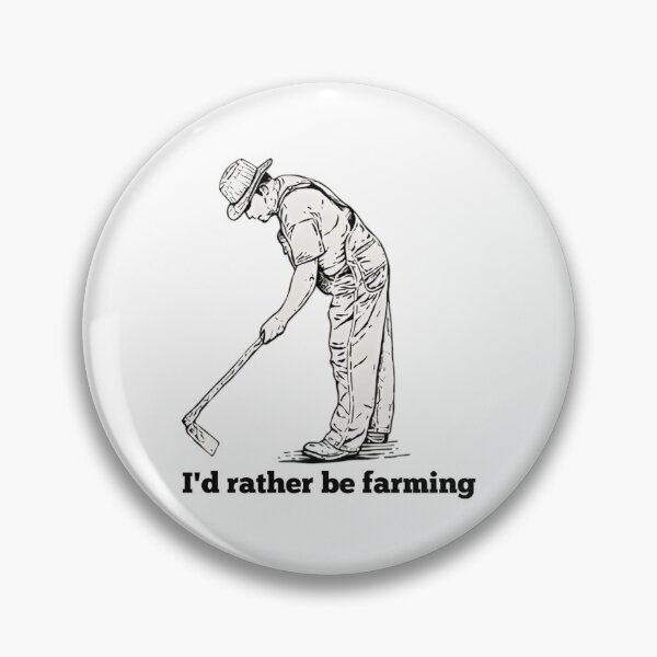 Item preview, I'd rather be farming logo  designed and sold by Creative-zone06.