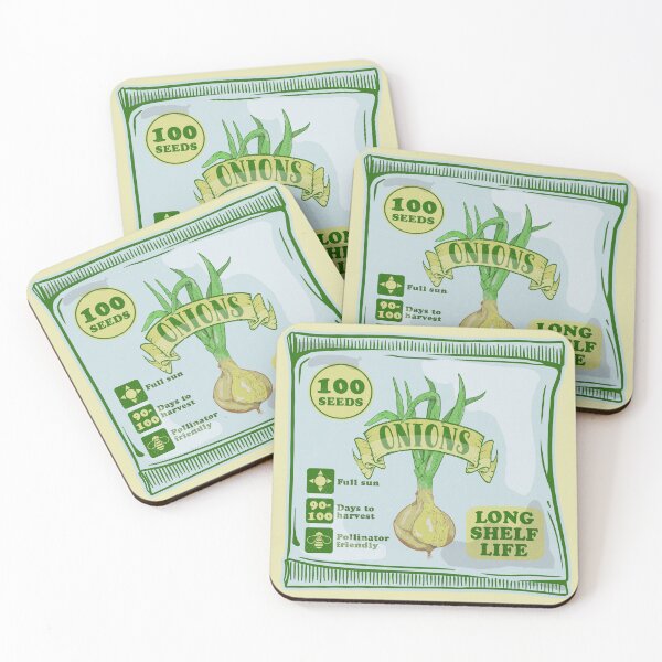 Item preview, Onion seeds growing vegetable plants designed and sold by piedaydesigns.