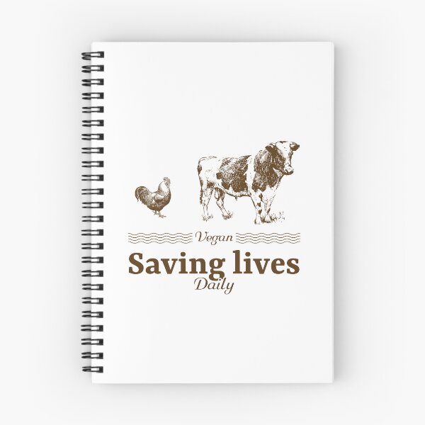 Item preview, Vegan saving lives daily designed and sold by Shadowatthegate.