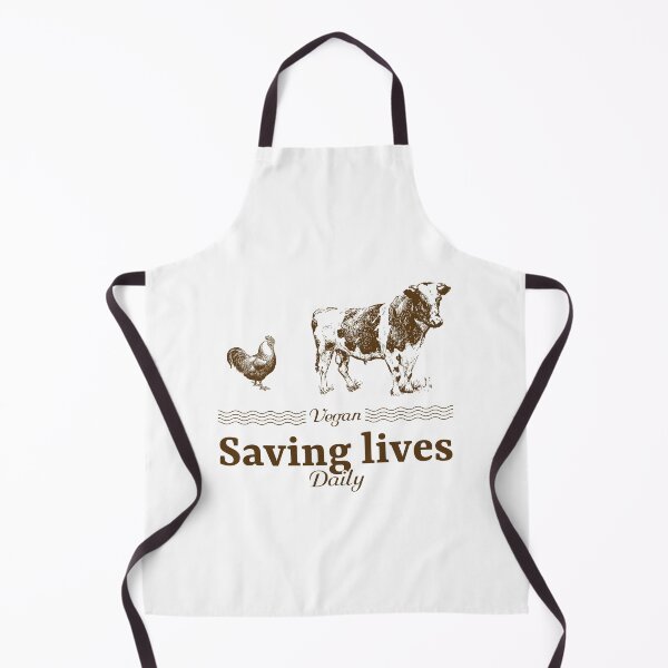 Item preview, Vegan saving lives daily designed and sold by Shadowatthegate.