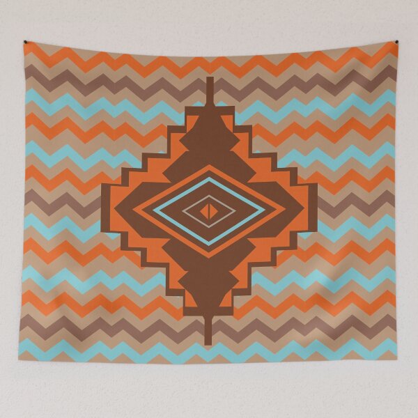 Item preview, Southwestern Boho Design , geometric pattern designed and sold by southerndoll67.