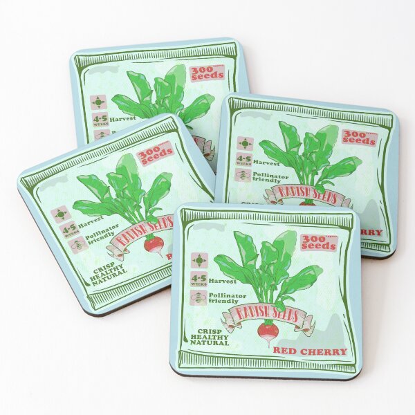 Item preview, Radish seeds designed and sold by piedaydesigns.