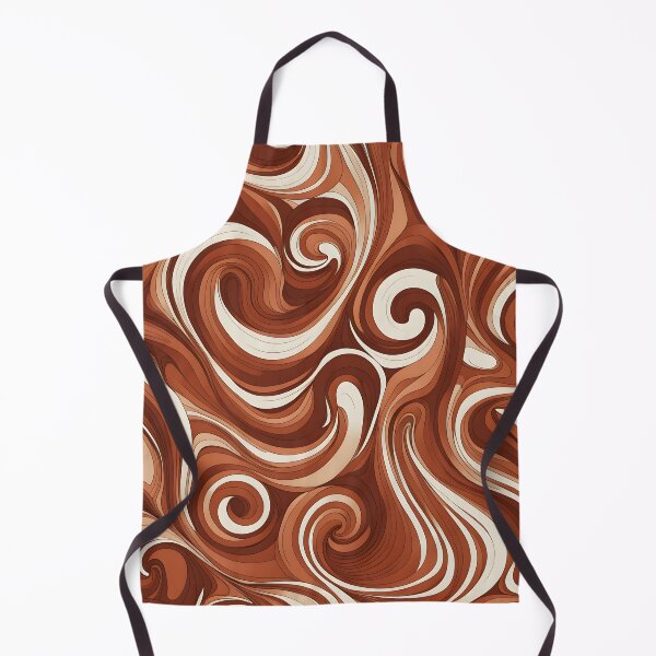 Item preview, Mid Century Modern Liquid Swirl, Brown #2 designed and sold by Prints and Lifestyle.