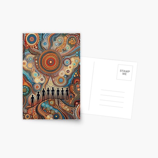Item preview, Aboriginal Australian art. Indigenous dot painting. Australia. Noongar. Abstract pattern. designed and sold by DRIGLI.