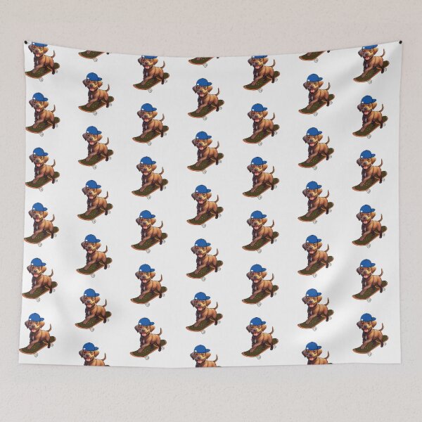 Item preview, Cachorro Labrador Retriever Marrón Skateboarding designed and sold by TheAnimalZ00.