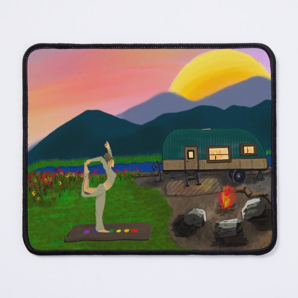 Item preview, Sun Salutations at Sunset by the Campfire designed and sold by Keri Englehart.