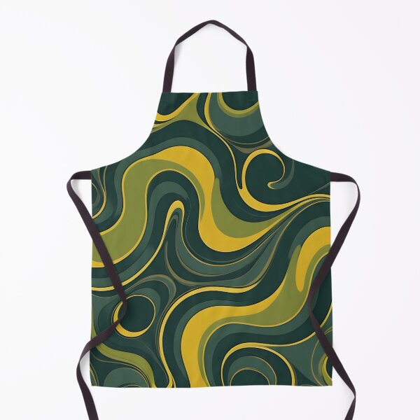 Item preview, Mid Century Modern Liquid Swirl, Green #2 designed and sold by Prints and Lifestyle.