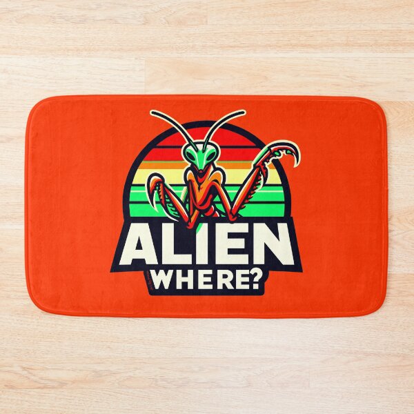 Item preview, Art By Minga Preying Mantis Alien Where? Design designed and sold by Artbyminga.