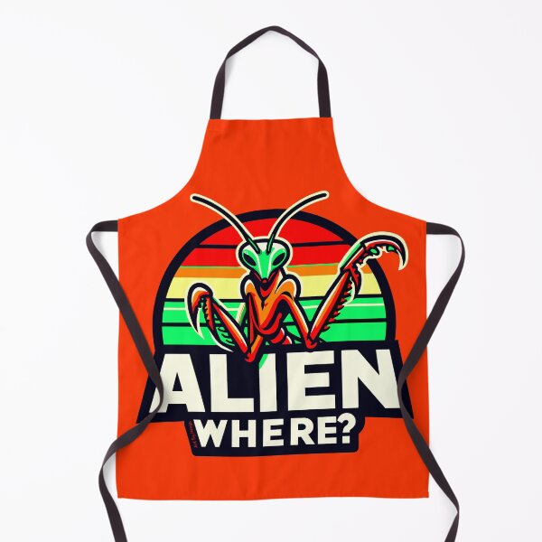 Item preview, Art By Minga Preying Mantis Alien Where? Design designed and sold by Artbyminga.
