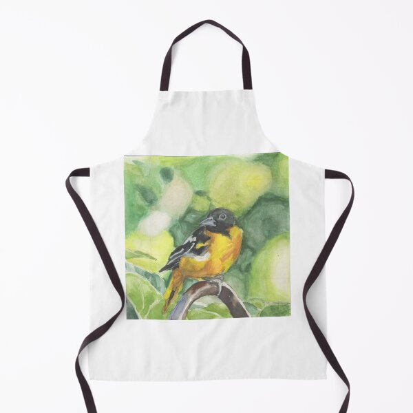 Item preview, Baltimore Oriole on a Bike Rack designed and sold by Fawnadeer.