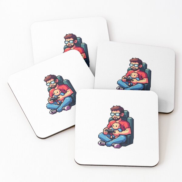 Item preview, Gamer Dad - Pixel Art Style designed and sold by mukraker.