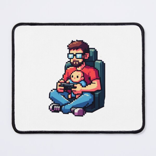 Item preview, Gamer Dad - Pixel Art Style designed and sold by mukraker.