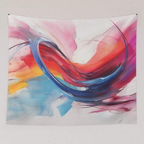 Item preview, Chroma Flow - Contemporary Abstract Painting designed and sold by pooshda.