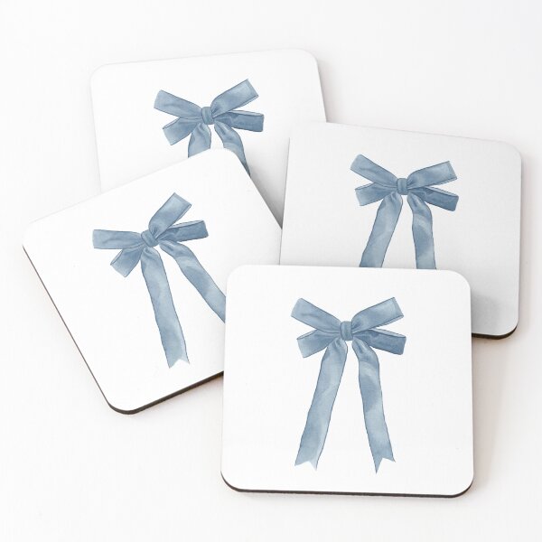 Item preview, Watercolour Blue Ribbon Bow designed and sold by LaniMaeCreative.