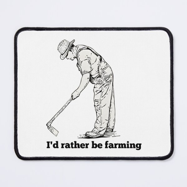 Item preview, I'd rather be farming logo designed and sold by Creative-zone06.