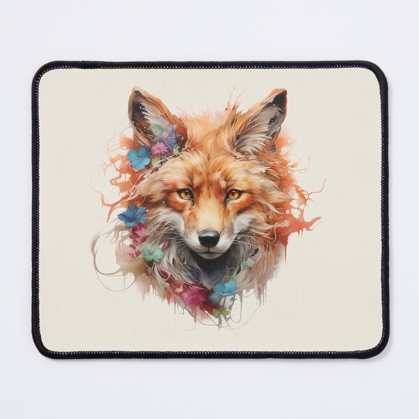 Item preview, Boho Fox Floral Watercolor designed and sold by EnchantInk.