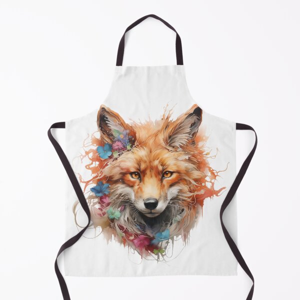 Item preview, Boho Fox Floral Watercolor designed and sold by EnchantInk.