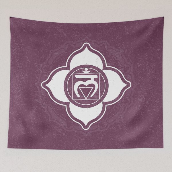 Item preview, Root Chakra Mandala - Beet + Snow designed and sold by Irene Estelle.