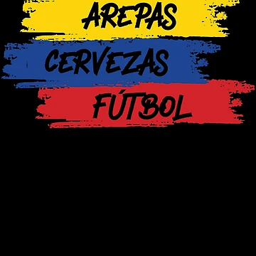 Vorschaubild zum Design Arepas Cervezas Futbol Proud Colombian Colombia Gear von DynamicDesign
