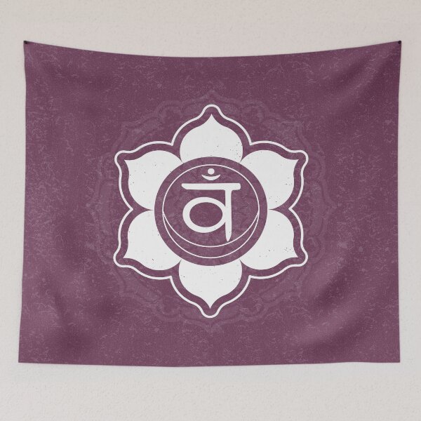 Item preview, Sacral Chakra Mandala - Beet + Snow designed and sold by Irene Estelle.