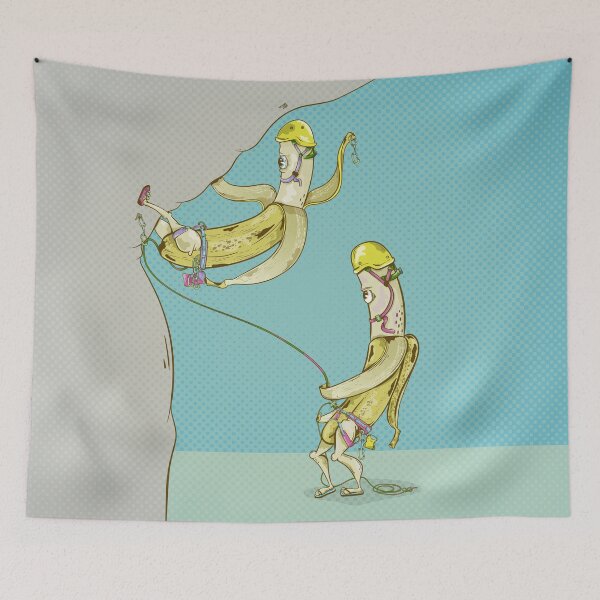 Item preview, Bananas rock climbing designed and sold by piedaydesigns.