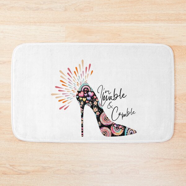 Item preview, Vibrant Empowerment Heels I'm Lovable and Capable designed and sold by Simplystik.