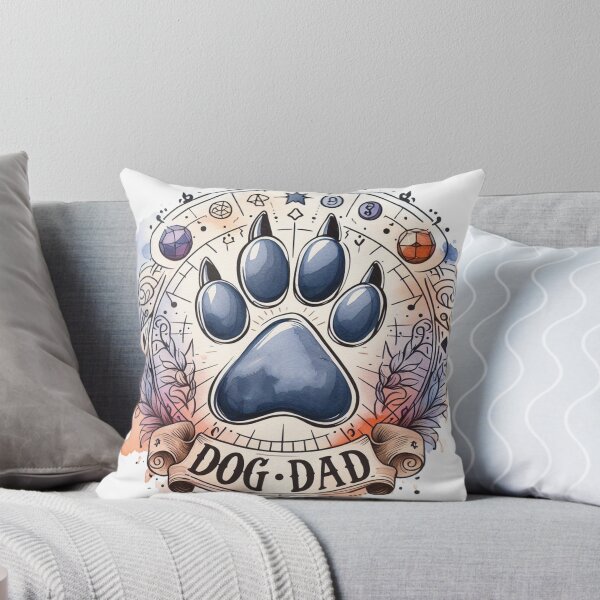 Item preview, Dog Dad Sticker Watercolor designed and sold by vectcd.