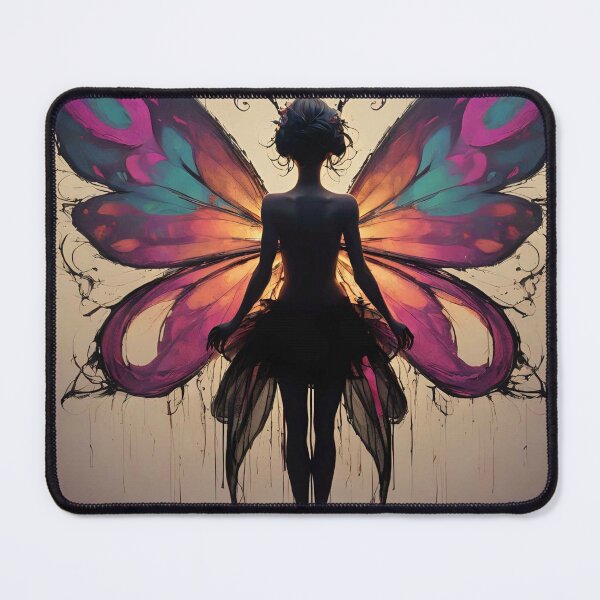 Item preview, Dystopian fairy silhouette designed and sold by JustInspireMe.