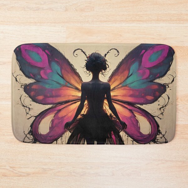Item preview, Dystopian fairy silhouette designed and sold by JustInspireMe.