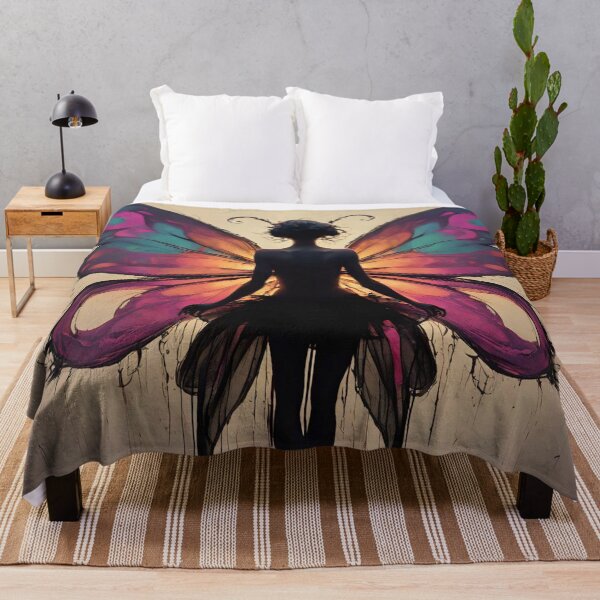 Item preview, Dystopian fairy silhouette designed and sold by JustInspireMe.