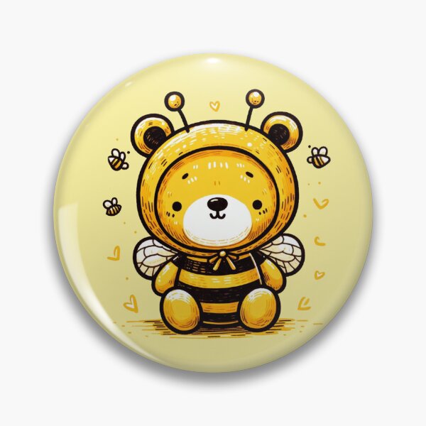 Item preview, Mr. Honeypie - Bumble Bee Bear  designed and sold by AmberRoseWrites.