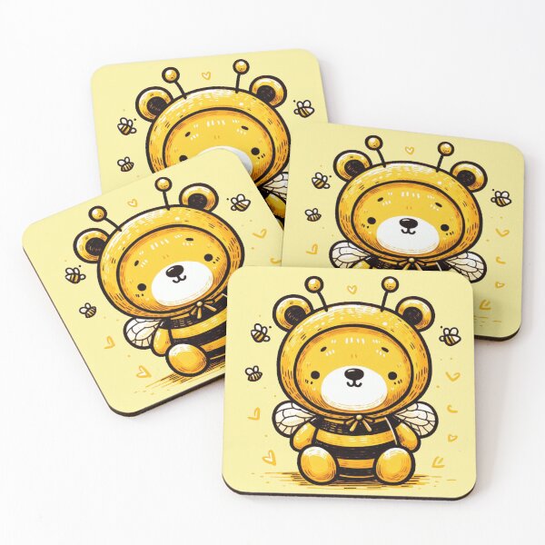Item preview, Mr. Honeypie - Bumble Bee Bear  designed and sold by AmberRoseWrites.