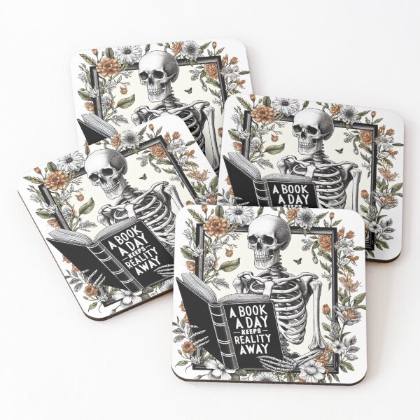 Item preview, Bookish Aesthetic A Book A Day Keeps Reality Away designed and sold by vectcd.