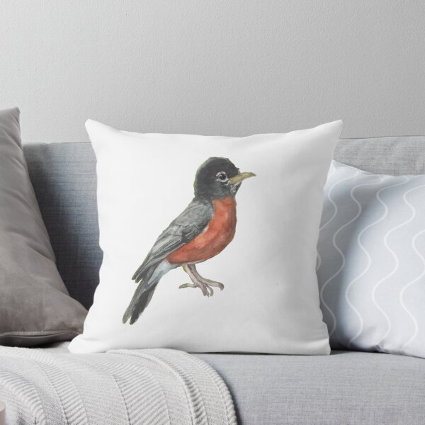 Artikelvorschau, Aquarell American Robin entworfen und verkauft von Fawnadeer.