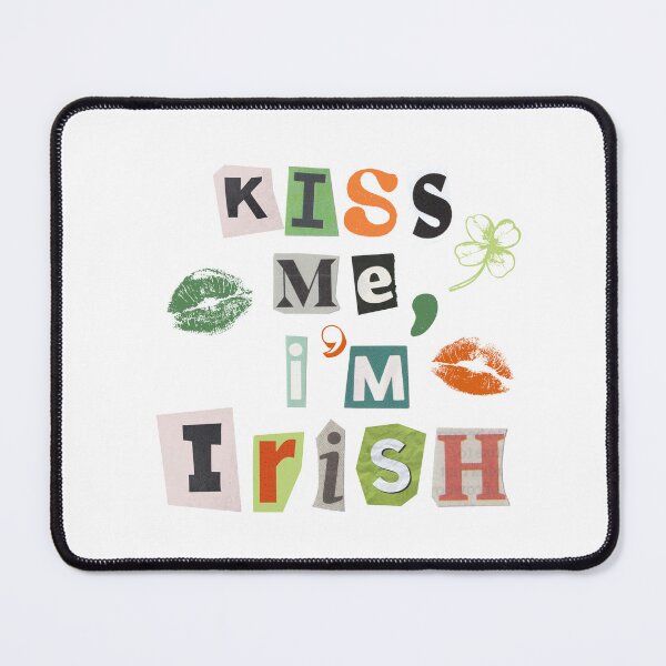 Item preview, kiss me, i'm irish designed and sold by maraschino skull.