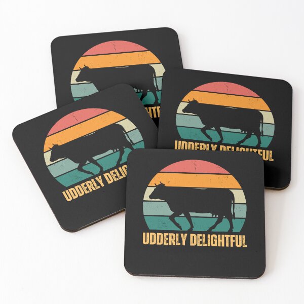 Item preview, Udderly Delightful Fun Cow Novelty Design designed and sold by Peter Stawicki.