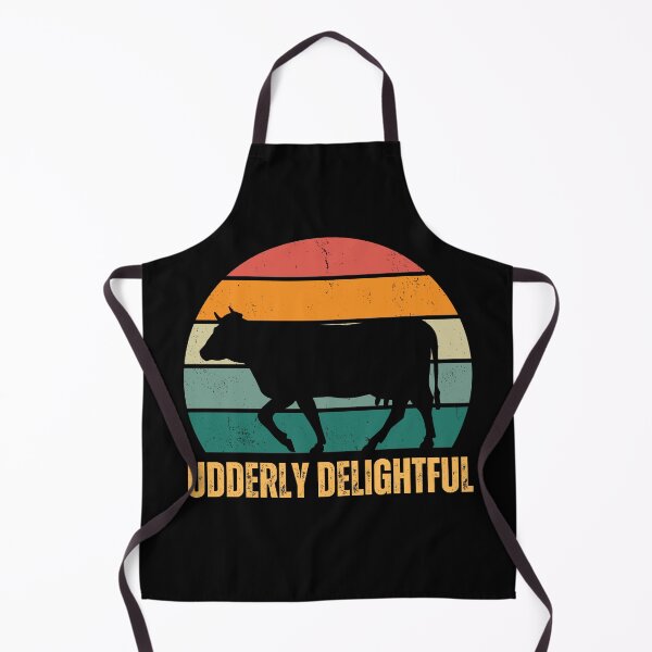 Item preview, Udderly Delightful Fun Cow Novelty Design designed and sold by Peter Stawicki.