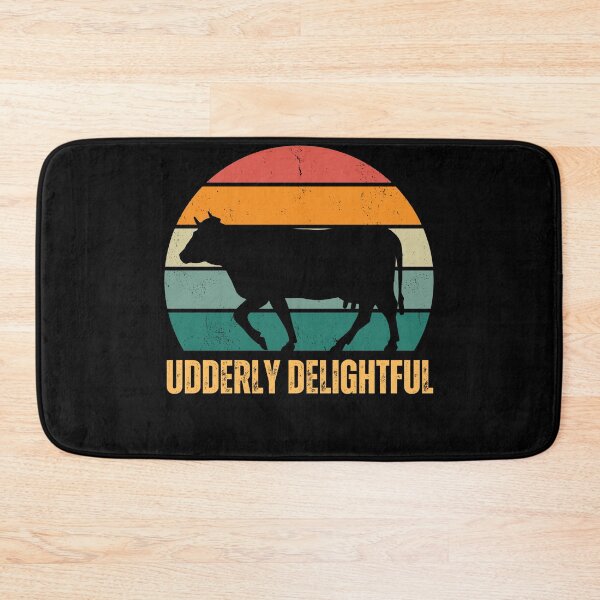 Item preview, Udderly Delightful Fun Cow Novelty Design designed and sold by Peter Stawicki.