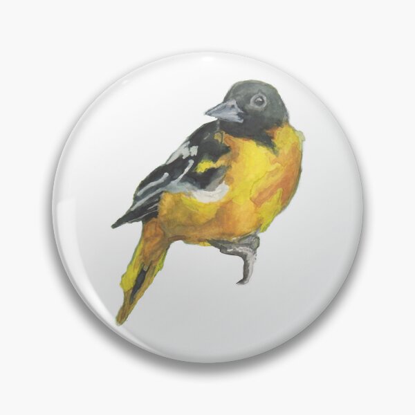 Artikelvorschau, Aquarell Baltimore Oriole entworfen und verkauft von Fawnadeer.