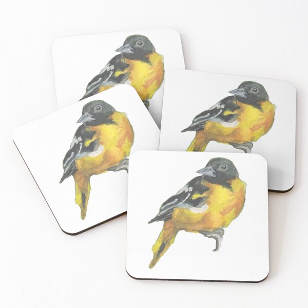 Artikelvorschau, Aquarell Baltimore Oriole entworfen und verkauft von Fawnadeer.