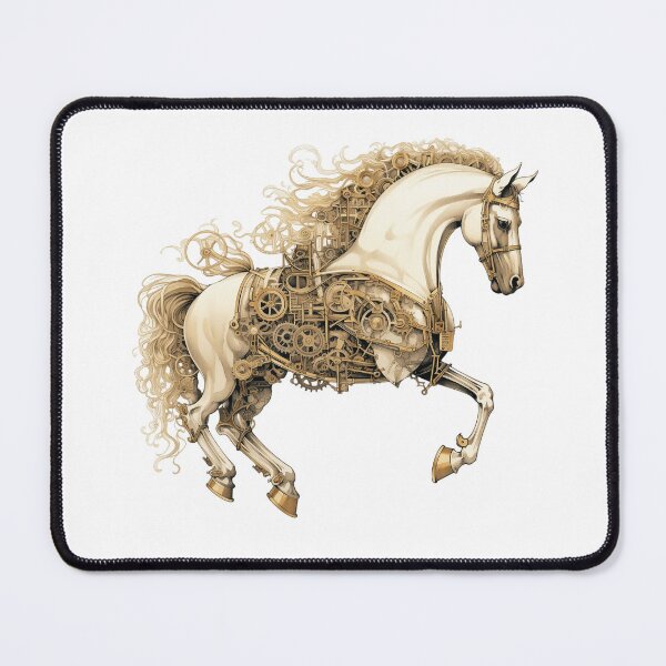 Item preview, Steampunk White Horse designed and sold by TheAnimalZ00.