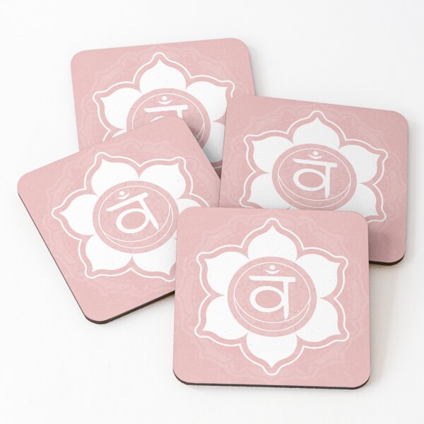 Item preview, Sacral Chakra Mandala - Rose + Snow designed and sold by Irene Estelle.