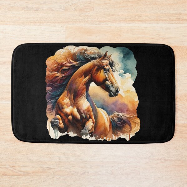 Item preview, Mustang Watercolor Splash  designed and sold by critterpatchusa.