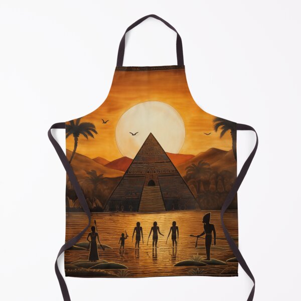 Item preview, Ancient Civilization: Pharoah's Pyramid, Nile River Painting designed and sold by Fantasy Masterpiece.